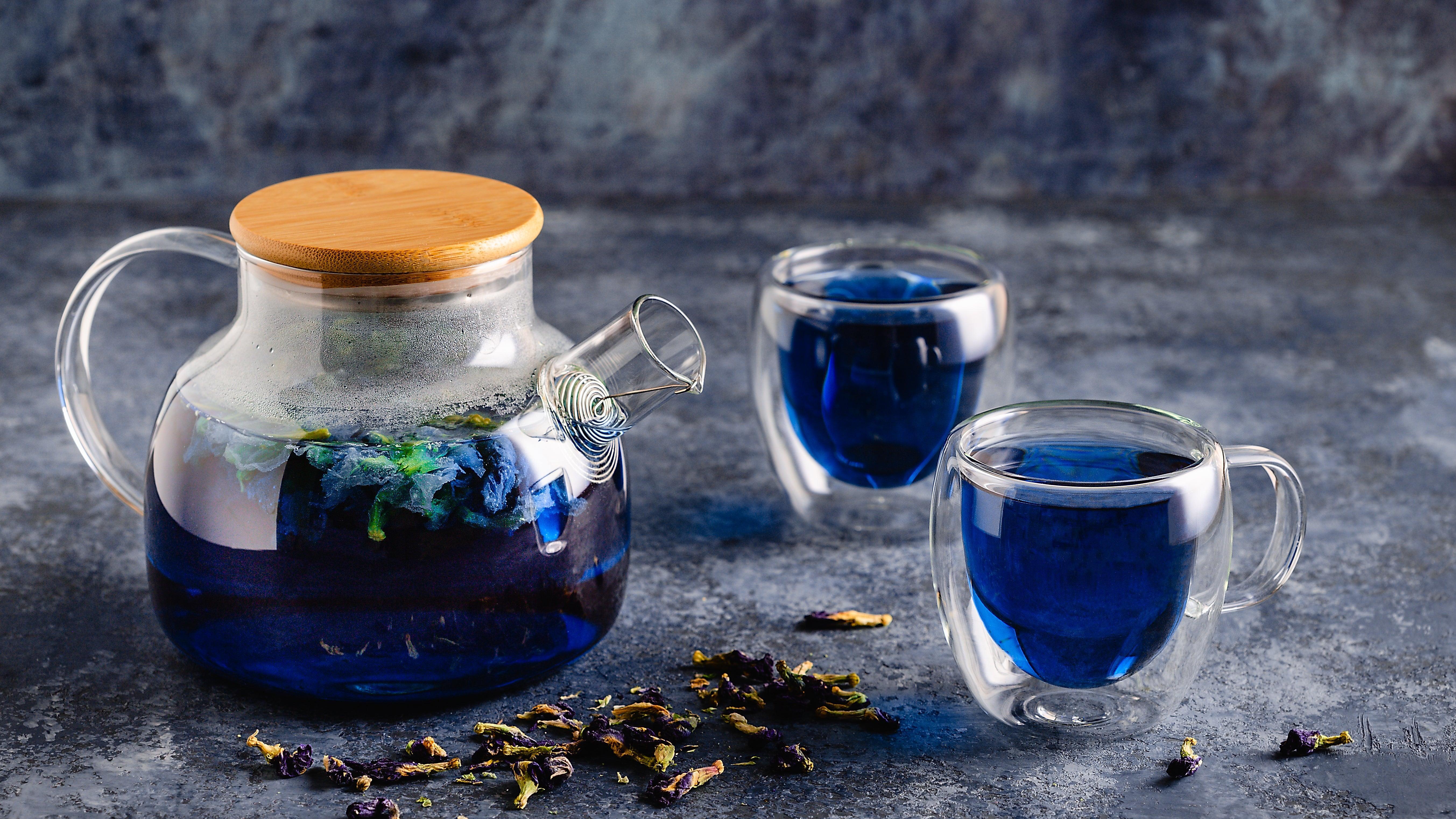 Ginger Cinnamon Herbal Blue Tea [box 6 units]